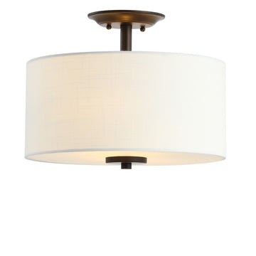 Marc 15" Metal LED Semi-Flush Mount - JONATHAN Y